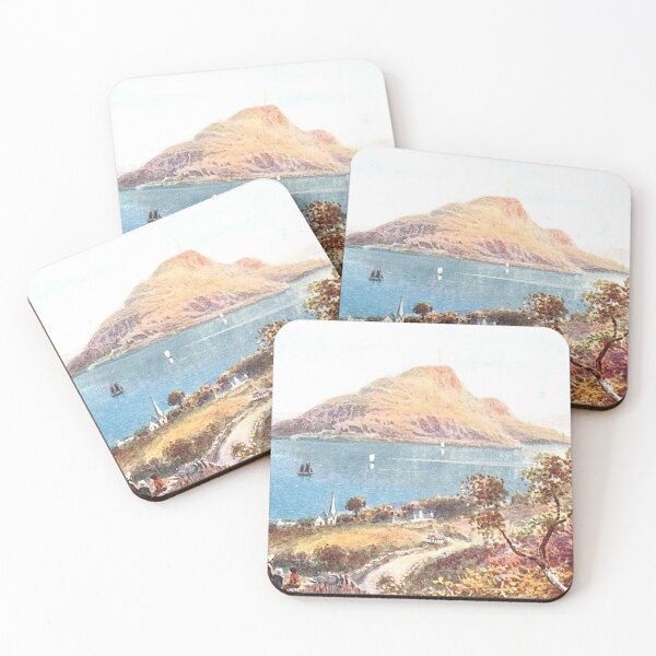 Item preview, Vintage Illustration of Arran, Scotland - Holy Isle From Lamlash designed and sold by yourscotland.