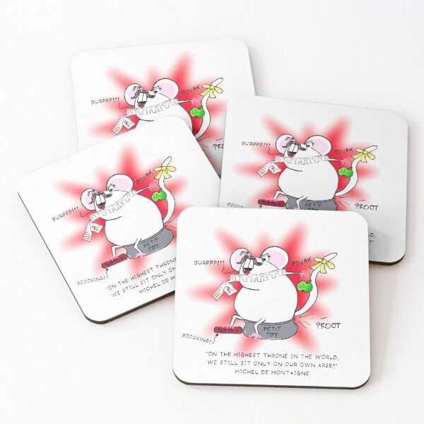 Item preview, MONTAIGNE philosophical quote & cartoon. designed and sold by letiziahoffmann.