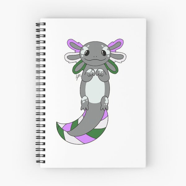 Item preview, axolotl orgullo géneroqueer designed and sold by FernStarthecat.