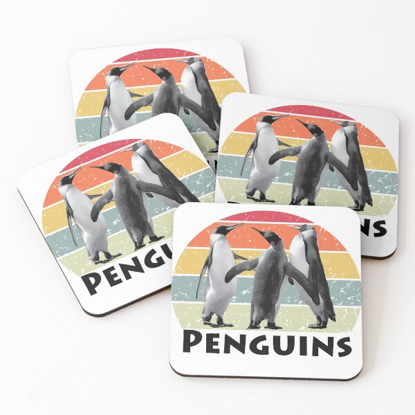 Item preview, Retro Penguins designed and sold by matrixvip.