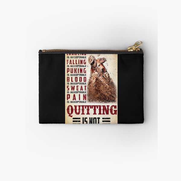 Item preview, Crawling Falling Puking Blood Sweat Pain Is Acceptable But Quitting Motorcycle Racing Poster designed and sold by barbaraschumach.