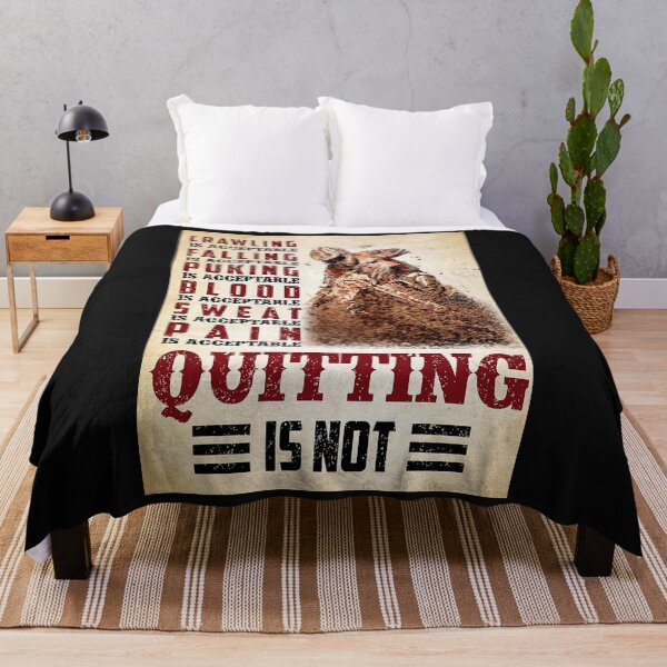 Item preview, Crawling Falling Puking Blood Sweat Pain Is Acceptable But Quitting Motorcycle Racing Poster designed and sold by barbaraschumach.