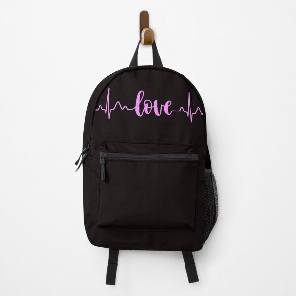 Item preview, Love is a Heartbeat Pink designed and sold by WearWolfDesigns.
