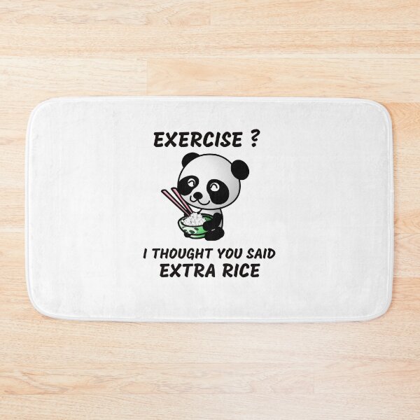 Item preview, Exercise I Thought You Said Extra Rice designed and sold by medbdj.