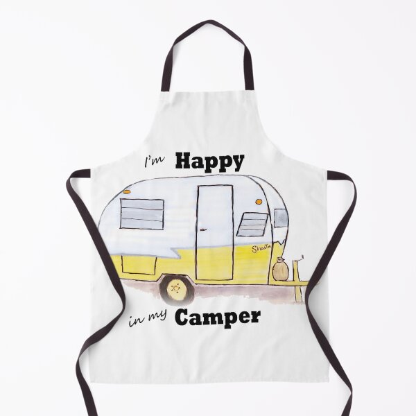 Item preview, I'm Happy in my Camper Yellow designed and sold by Cindy Smith.