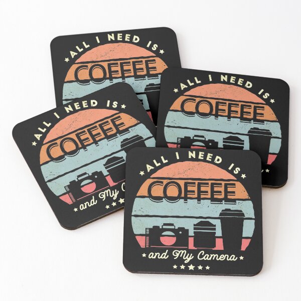 Item preview,  All I Need Is Coffee and My Camera Sunset Photography Gift designed and sold by PlusPlayStore.