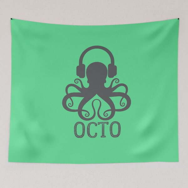 Item preview, Vintage Octo Head Phone illustration  designed and sold by garniturex.