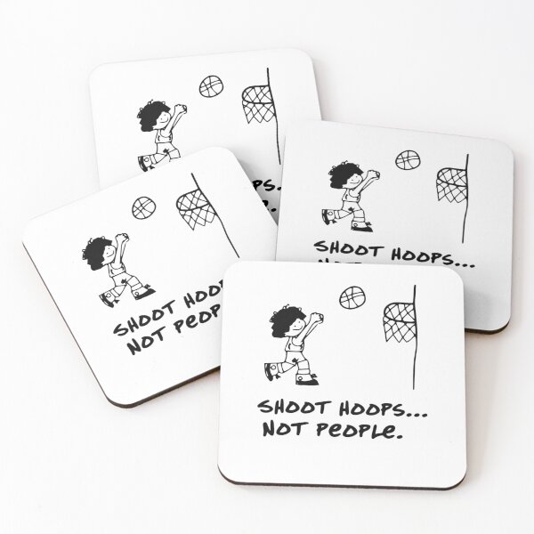 Item preview, Shoot Hoops Not People designed and sold by KarlaWeiss.
