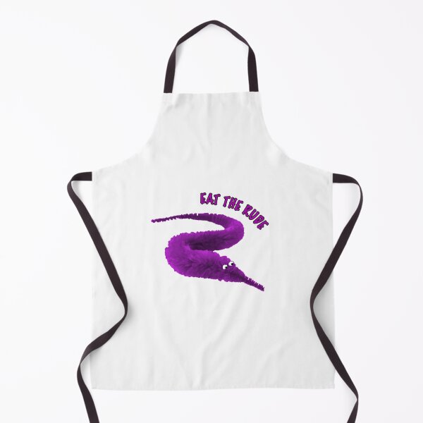 Item preview, Worm on a string Purple Eat the Rude designed and sold by Geek-Nerd-Shop.