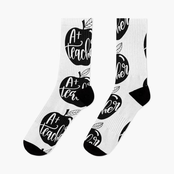 Item preview, A+ teacher - funny teacher quote/gift (black) designed and sold by PickaSticka.