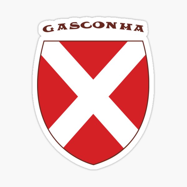 Gasconha - drapeau gascon Sticker