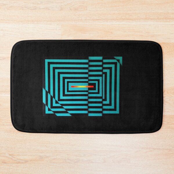 Item preview, TURQOISE SQUARES OF ESONE ABSTRACT URBAN GRAFFITI STREET STYLE designed and sold by GraffitiBomberZ.