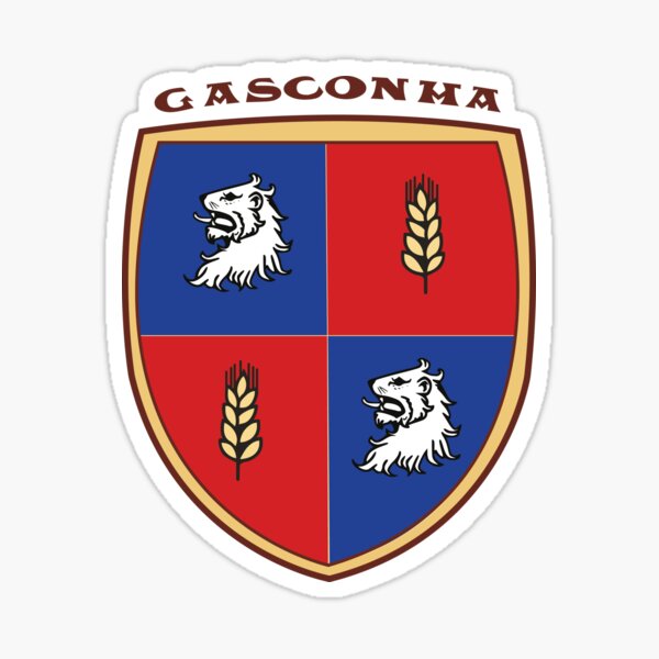 Gasconha - blason gascon simplifié Sticker