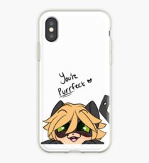 You're Purrfect Chat Noir iPhone Case
