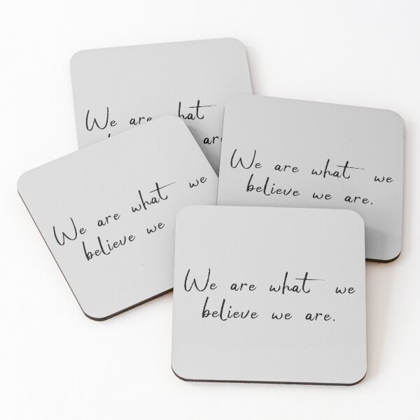 Item preview, Motivational quote: we are what we believe we are designed and sold by sirineab.