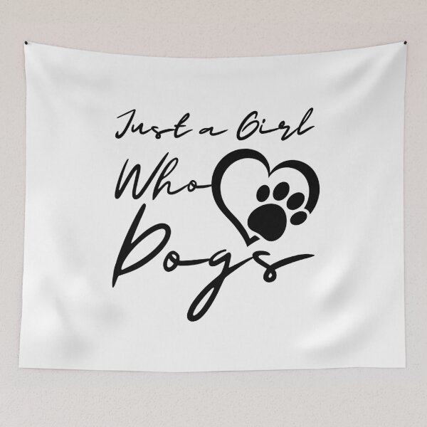 Item preview, Just a Girl Who Loves Dogs Shirt,Girl loves Dog Tee,Dogs Lovers Tshirt,Dog Lovers Gift  designed and sold by Babe3955.