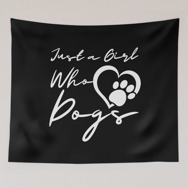 Item preview, Just a Girl Who Loves Dogs Shirt,Girl loves Dog Tee,Dogs Lovers Tshirt,Dog Lovers Gift  designed and sold by Babe3955.