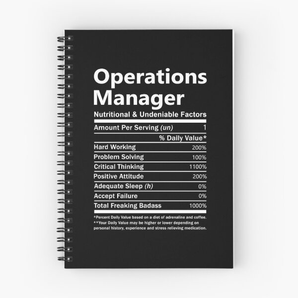 Item preview, Operations Manager T Shirt - Nutritional And Undeniable Factors Gift Item Tee designed and sold by chencktwan.
