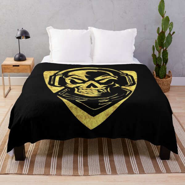 Item preview, Natural Born GAMER Skull with Headphones Abstract Tribal Tattoo Style designed and sold by Naumovski.