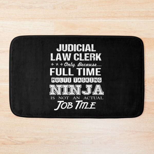 Item preview, Judicial Law Clerk T Shirt - Multitasking Ninja Job Gift Item Tee designed and sold by choonhoven.