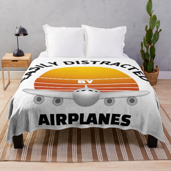 Item preview, Easily Distracted By Airplanes designed and sold by YOYOCollection.
