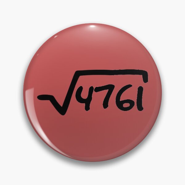 Item preview, Square root of 4761 - Funny 69th Birthday Math Design designed and sold by happy gift art.