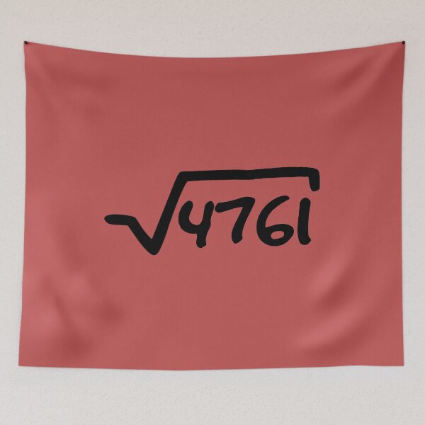 Item preview, Square root of 4761 - Funny 69th Birthday Math Design designed and sold by happy gift art.