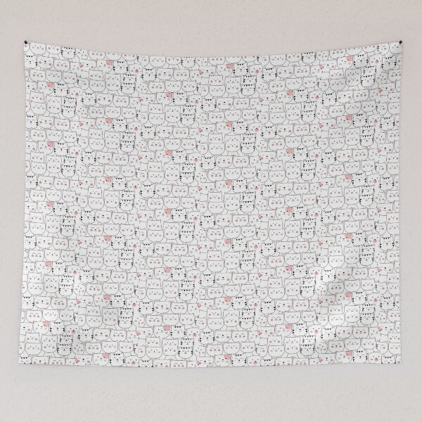 Aperçu de l'œuvre Motif de chat mignon créée et vendue par Sneh Universe.