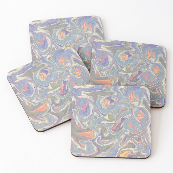 Item preview, Abstract picture with flowing effect. Striking and trendy colors awaken the spring fever. designed and sold by GelbWieZitrone.
