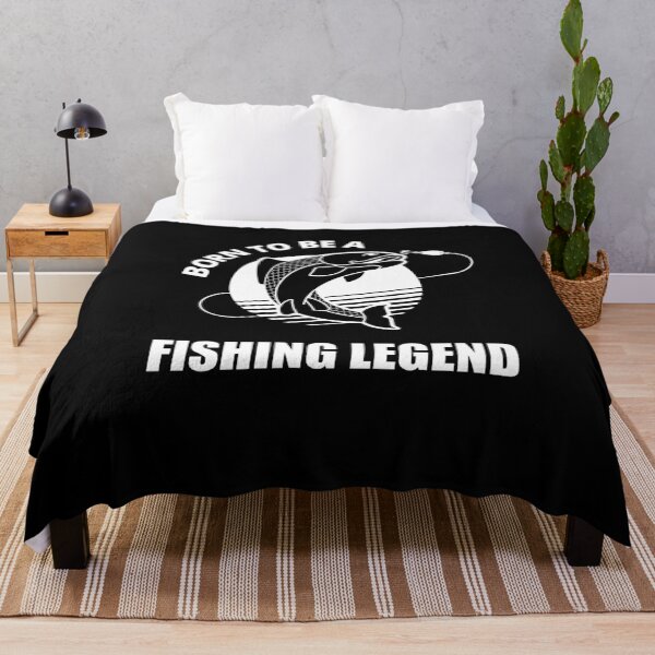 Item preview, Born To Be A Fishing Legend, Cool Fish designed and sold by Avishy.