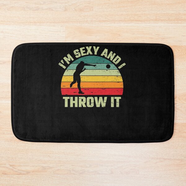 Item preview, I'm Sexy And I Throw It Funny Retro Dodgeball Player Coach designed and sold by Mc-R.