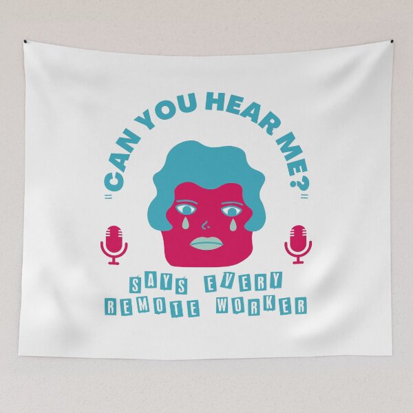 Item preview, Can You Hear Me? Says Every Remote Worker designed and sold by ecdato.