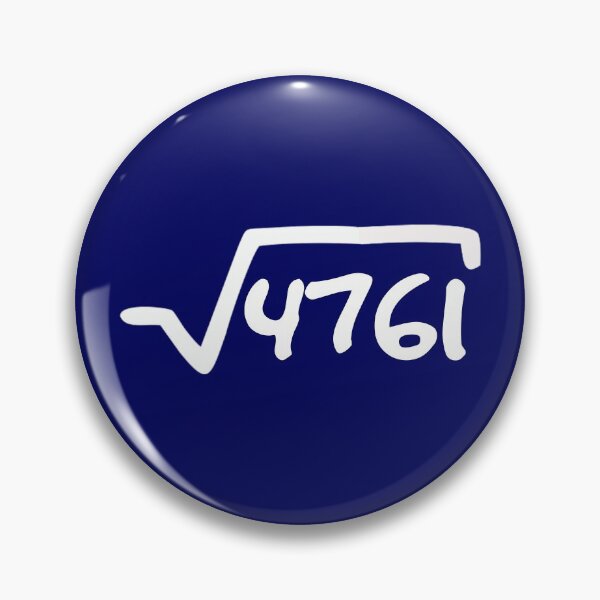 Item preview, Square root of 4761 - Funny 69th Birthday Math Design designed and sold by happy gift art.