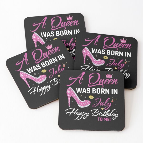 Item preview, A Queen Was Born In July Happy Birthday To Me designed and sold by Best Designer.