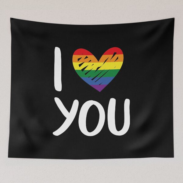 Item preview, I Love You | Black BG designed and sold by ClaudiaGrosso.