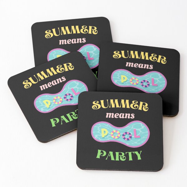 Item preview, Summer means pool party | Summer is my season |  Life is better at the pool	 designed and sold by subtleday.