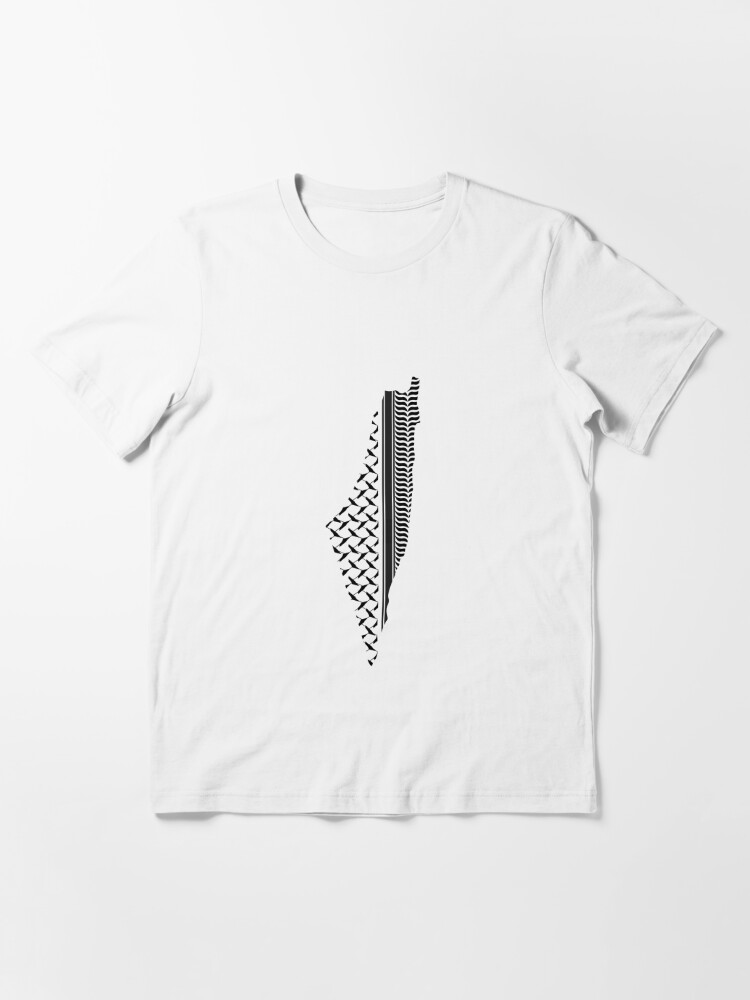 Palestinian keffiyeh, Palestine map Pattern Essential T-Shirt for Sale by  Mo5tar