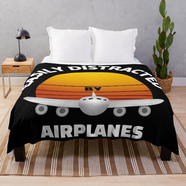 Item preview, Easily Distracted By Airplanes designed and sold by YOYOCollection.