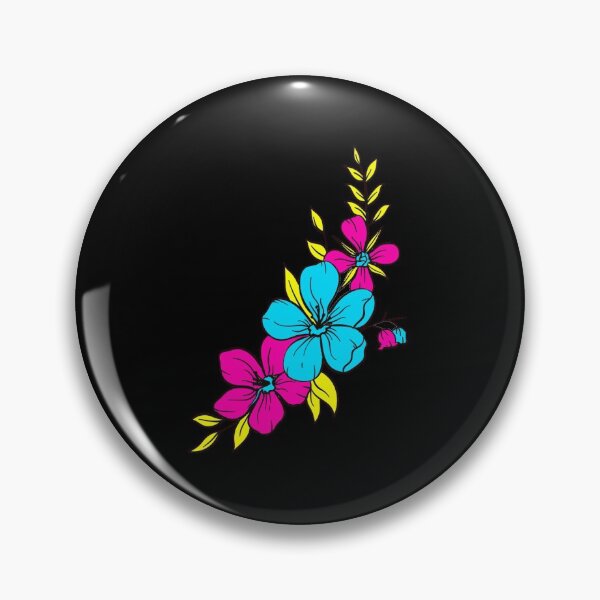 Item preview, Subtle Pansexual Pride Flowers. Pansexual flowers designed and sold by tiredandbored.