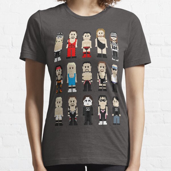 8-Bit Wrestlers 4 Life Essential T-Shirt