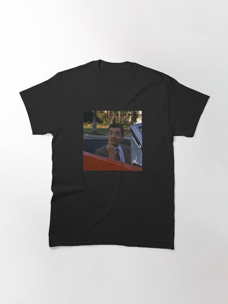 Discover Funny mr bean middle finger meme design T-Shirt