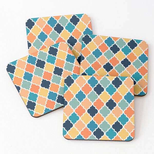Item preview, Colorful quatrefoil pattern designed and sold by BattaAnastasia.