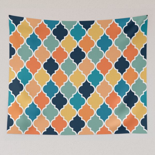 Item preview, Colorful quatrefoil pattern designed and sold by BattaAnastasia.