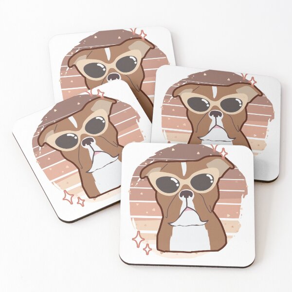 Item preview, Pitbull With Sunglasses designed and sold by sunnyxvibesss.