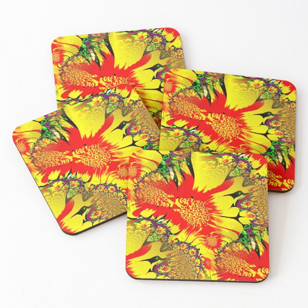 Item preview, Bright Flower of Contrasts, Warped, Fractals, and Layers designed and sold by Geoff Treagus.