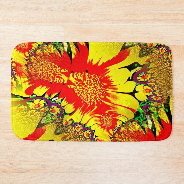 Item preview, Bright Flower of Contrasts, Warped, Fractals, and Layers designed and sold by Geoff Treagus.