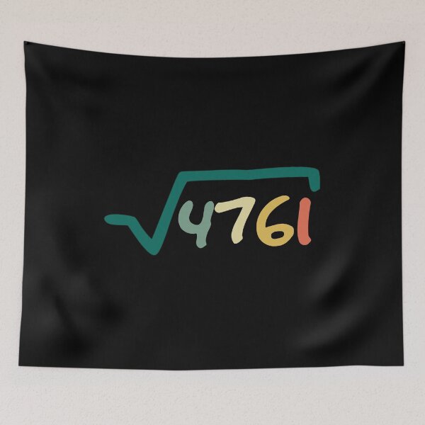 Item preview, Square root of 4761 - Funny 69th Birthday Math Design designed and sold by happy gift art.