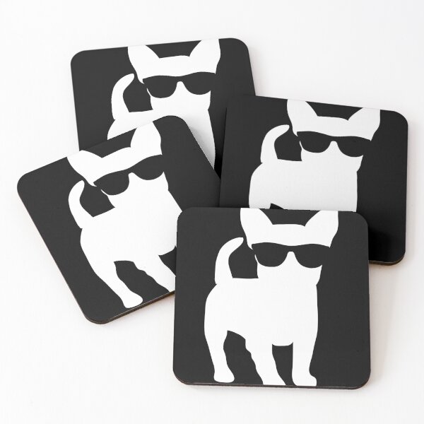 Item preview, Black And White Pug With Sunglasses designed and sold by sunnyxvibesss.