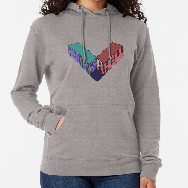 heaven or hel| Perfect Gift Lightweight Hoodie