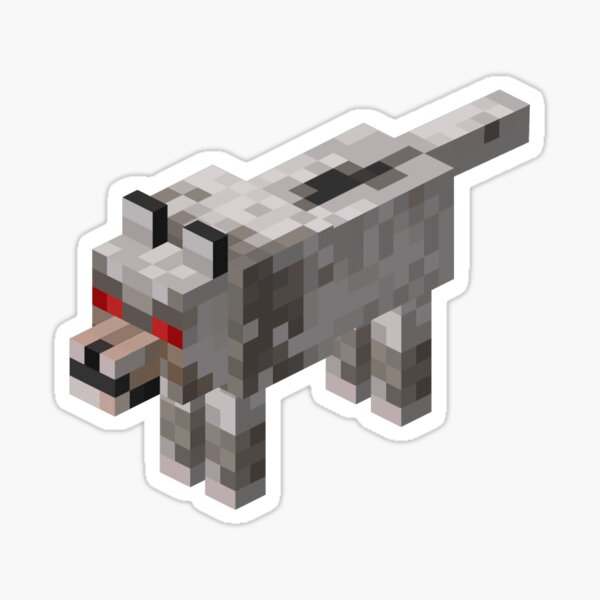 Minecraft Wolf Geschenke Merchandise Redbubble